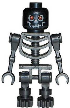 LEGO Skeleton (Black) Castle Minifigure