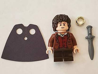 LEGO Lord of The Rings Minifigure - Frodo with Sword Sting and Ring