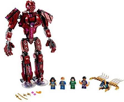 LEGO 76155 Marvel The Eternals in Arishem’s Shadow 493 Piece Build Set with 4 Charact