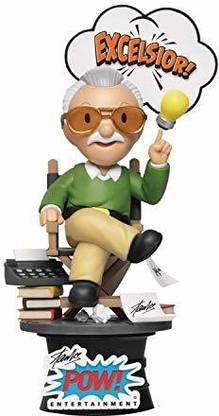Beast Kingdom Stan Lee POW DS-087 D-Stage Statue, Multicolor