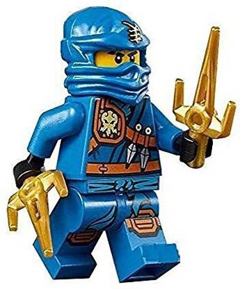 LEGO Ninjago Minifigure - Jay Zukin Robe Jungle Blue Ninja with Dual Gold Sai (70749)