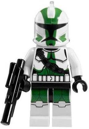 LEGO Star Wars The Clone Wars - Commander Gree Minifigure with Blaster Gun (9491)