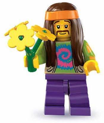 LEGO Series 7 Hippie Mini Figure