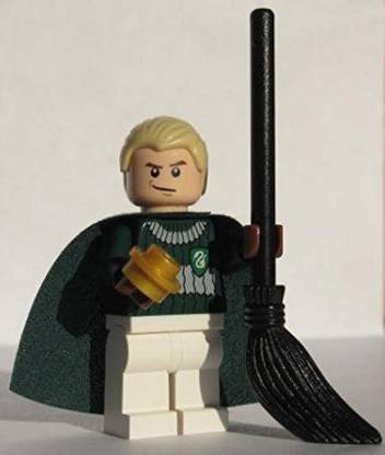 LEGO Draco Malfoy (Quidditch Match) with Golden Snitch and Broom Harry Potter Minifig
