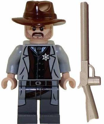 LEGO City Minifigure- Lone Ranger Dan Reid 2" Minifigure Loose