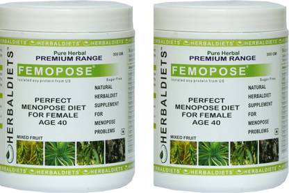 HERBALDIETS Femopose-For Menopause related Problems( PACK OF 2) Protein Shake