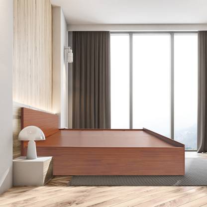 Fresh Up Onyx Engineered Wood Box Bed 72x72inches, King Size With Storage Engineered Wood King Box Bed