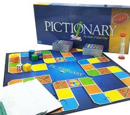 BM RETAIL Pictionary Quick Drawing Game Ideal for Kids & Families Game Party & Fun Board Game