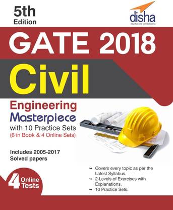 GATE 2018 Civil Engineering Masterpiece with 10 Practice Sets (6 in Book + 4 Online) 5th edition