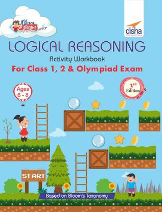 Perfect Genius Logical Reasoning Activity Workbook for Class 1, 2 & Olympiad Exams  - Ages 6 to 8