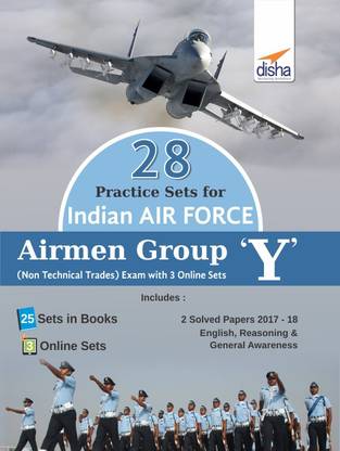 28 Practice Sets for Indian Air Force Airmen Group Y (Non-Technical Trades) Exam with 3 Online Sets