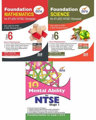 Foundation Science/ Mathematics/ Mental Ability for IIT-JEE/ NTSE/ Olympiad Class 6 - 3rd Edition
