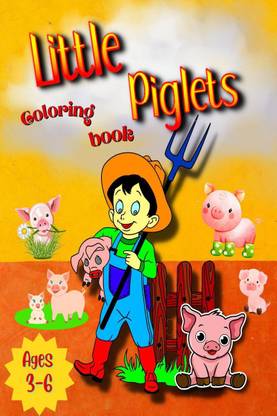Little Piglets Coloring Book