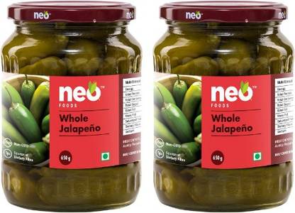 neo Whole Jalapenos I Ready to Eat I Non-GMO I Jalapenos