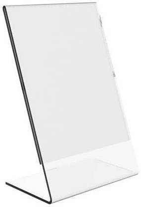 Glow Acrylic A4 Acrylic Paper Holder Stand Card Display Stand