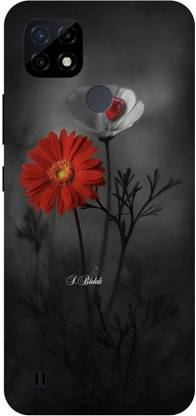 Enna Traders Back Cover for Realme C21 ( Flower) PRINTED BACK COVER