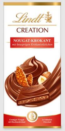 LINDT Creation Nougat - Krokant mit knusprigen krokantstuckchen (IMPORTED) Bars