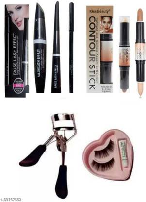 Craz Professionals 3in1 Contour Stick Eye Lashes and Stand pack of 4