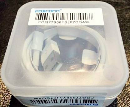 rajcom Power Sharing Cable 1 m FOXCOM IPHONE DATA CABLE