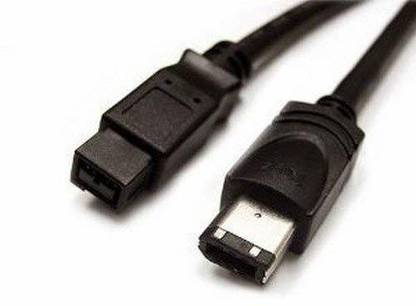 Mak World Reversible USB 2.0 1.5 m Firewire 800 IEEE 1394b Cable 9 Pin Male to 6 Pin Male 9P-6P Cable 1.5M