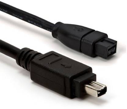 Mak World Reversible USB 2.0 1.5 m Firewire 800 IEEE 1394b Cable 9 Pin Male to 4 Pin Male 9P-4P Cable 1.2M