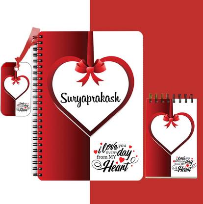 epheriwala I Love You Suryaprakash A5 Diary Ruled 140 Pages