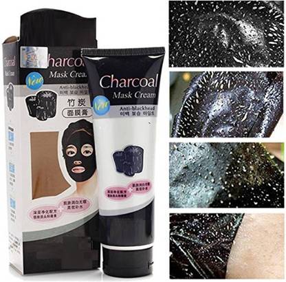 KA-KAIASHA Activated Charcoal Face Mask - Peel Off - No Parabens & Mineral Oils -130ml