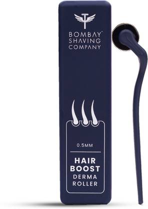 BOMBAY SHAVING COMPANY Derma Roller with 540 Titanium Needles 0.5 mm | Boost Hair Growth |