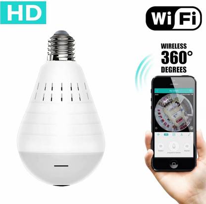 IMMUTABLE BULB CAMERA Audio And Video Recording D80 Security Camera