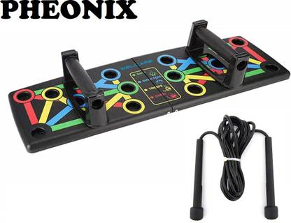 Pheonix Fitness Combo Of Push Up Board With Pencil Rope Fitness Accessory Kit Kit