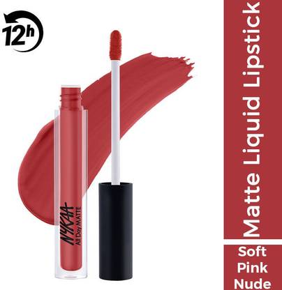 NYKAA All Day Matte Waterproof, Non Transfer, 12H Liquid Lipstick - Darling Daughter