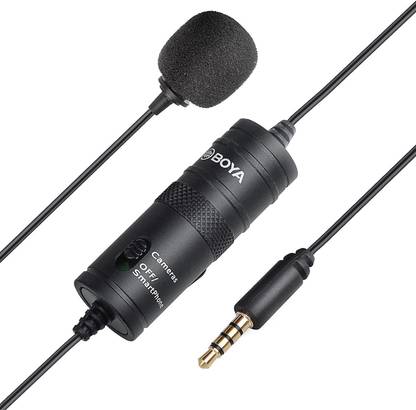 BOYA BY-M1 3.5mm Lavalier Condenser Mic Microphone
