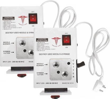 AKH69 Needle Cutter And Syringe Destroyer Needle Burner pack of (2) Needle Burner