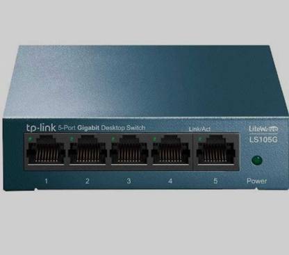 OJHA lifesafe switches 2 Ports 100 Mbps Network Switch