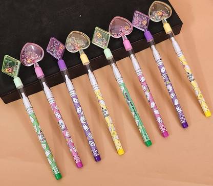 Tera13 Unicorn Pencil for Girls / Beautiful Designer Unicorn Pencils Multicolor Pencil