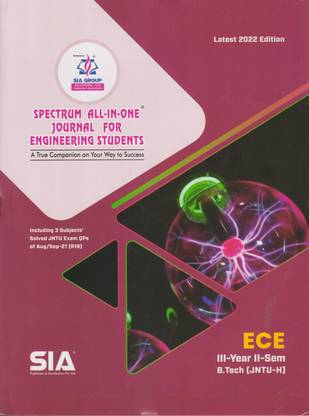 B.Tech III-Year II-Sem (ECE) Spectrum ALL IN ONE Journal For Engineering Students JNTU-Hyderabad Latest 2022 Edition