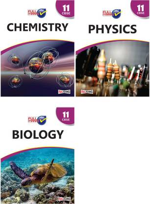 Combo Pack- Full Marks CBSE NCERT Solutions : Physics, Chemistry And Biology (Class 11th) [Set Of 3 Books]