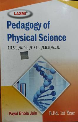 B. Ed 1st Year Pedagogy Of Physical Science For Bed First Year