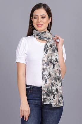 AXOLOTL Printed Chiffon Women Scarf