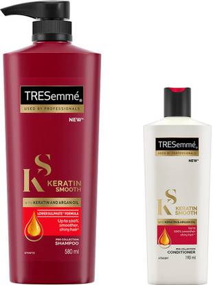 TRESemme Keratin Smooth Shampoo 580ml & Conditioner 190ml