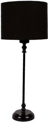ZK HANDICRAFTS TABLE LAMPS WITH COTTON BLACK SHADE Table Lamp