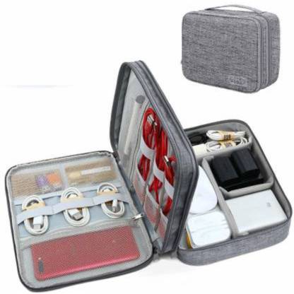 Drishtizilla Electronics Double Layer Portable & Gadget Accessories Travel Organizer Bag