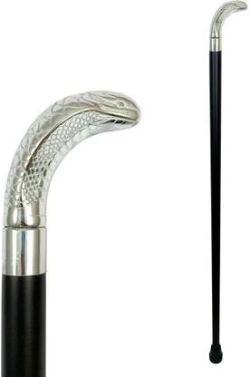 FRIZEE POINT AND SERVICE Handmade Nautical Stylish Forest King Head Brass Finish Handle walking stick Walking Stick