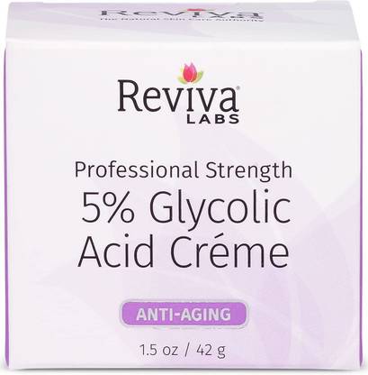Reviva labs 5% Glycolic Acid Cream For Both Aging and Problem Skin 1.5 Ounces (42 g)