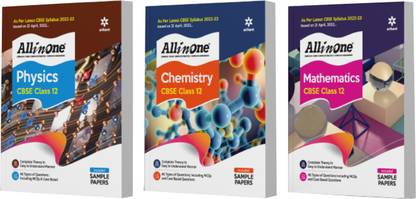 CBSE�All�In�One�Physics, Chemistry and Mathematics Class 12 2022-23 Edition (As per latest CBSE Syllabus issued on 21 April 2022) (Set of 3 Books)