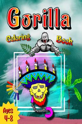 Gorilla Coloring Book
