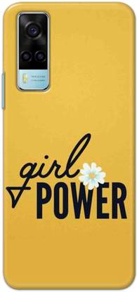 NDCOM Back Cover for VIVO Y53s Girl Power Girly Printed