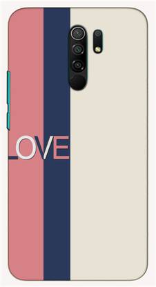 Smoky Back Cover for MI Redmi 9 Prime Love Theme Back Cover