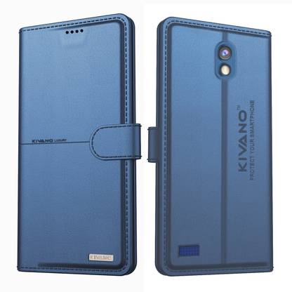 KIVANO Flip Cover for Jio Phone Next | Luxurious Design|Inside Pockets & Inbuilt Stand|Magnetic Closing