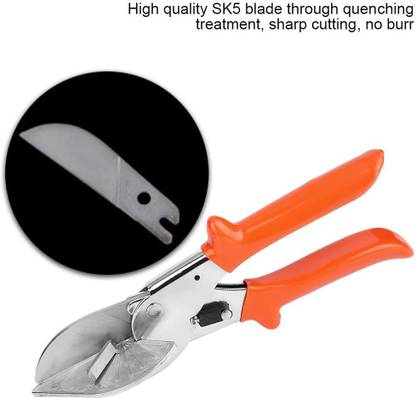 kavyatoolpower Adjustable Angle Scissors Shear Multi Angle Wire Duct Cutter with SK5 Blade Pipe Cutter
